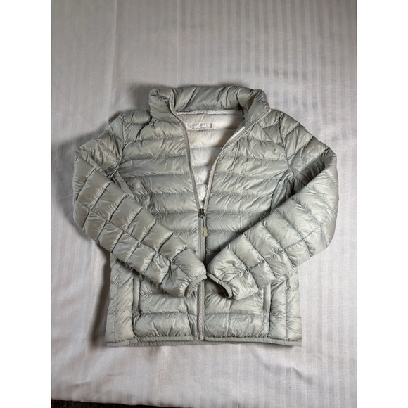 Tumi  Pax Women's Clairmont Packable Travel Puffer Jacket Gray Size Small - Picture 1 of 13